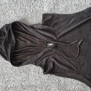 Zumba Fitness Black Hooded Camisole